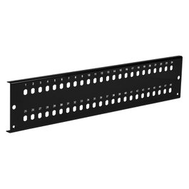EFB ACCS VSB2HE-FP-SW-48ST Panel frontal 2U Negro de Acero