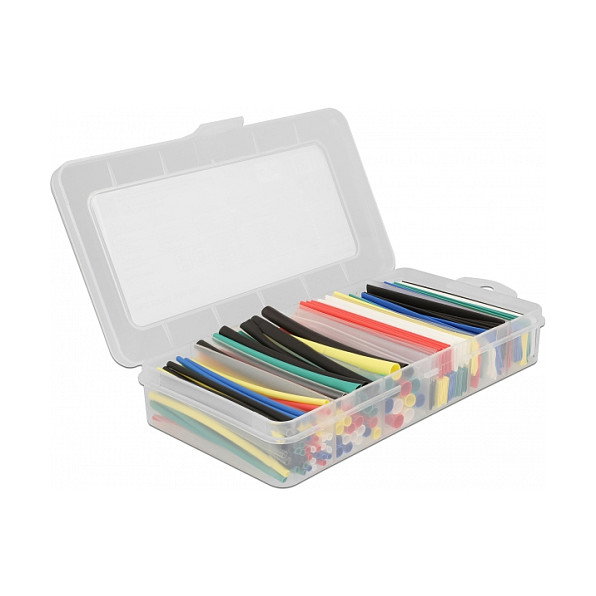 DeLOCK Caja surtida de tubos termorretráctiles 2:1 multicolor 196 piezas DeLOCK Caja surtida de tubos termorretráctiles 2:1 multicolor 196 piezas