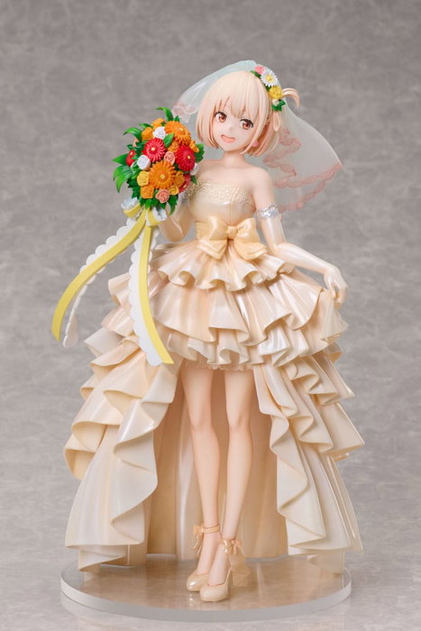 Lycoris Recoil Estatua PVC 1/7 Chisato Nishikigi Wedding dress Ver. 26 cm