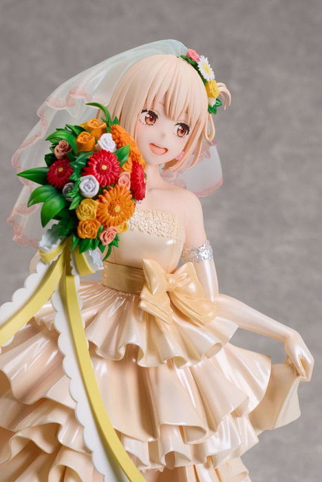 Lycoris Recoil Estatua PVC 1/7 Chisato Nishikigi Wedding dress Ver. 26 cm