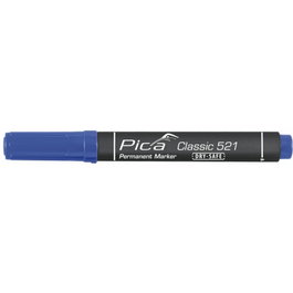 Pica Marcador permanente tipo pincel azul