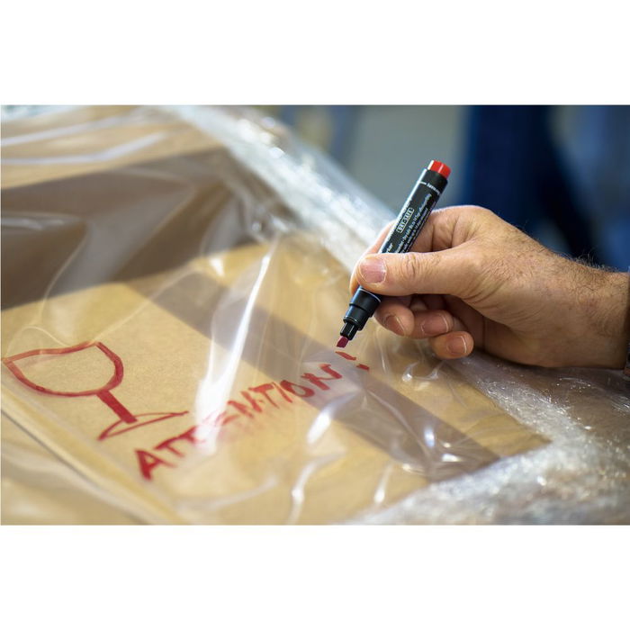 Pica Marcador Permanente Tipo Pincel Azul, Tinta Alcohol Resistente al Agua y Manchas Pica Marcador Permanente Tipo Pincel Azul, Tinta Alcohol Resistente al Agua y Manchas