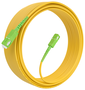 Aisens Latiguillo de Fibra Óptica G.657A2 3.0 9/125 SMF Simplex SC/APC-SC/APC Amarillo 15m