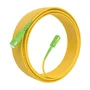 AISENS Latiguillo de Fibra Óptica G657A2 3.0 9/125 SMF Simplex SC/APC-SC/APC Amarillo 15m