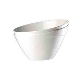 APS Bol Melamina Blanco - Cuenco / Tazón para Buffet, Diámetro 21 cm x Alto 13 cm