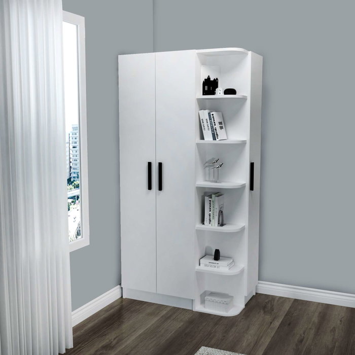 Hanah Home Armario Blanco 90x181.8x50 cm