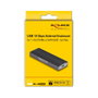 DeLOCK Carcasa Externa USB Tipo C para M.2 NVMe PCIe o SATA SSD
