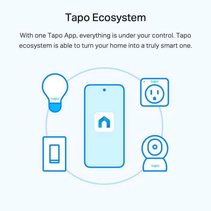 TP-Link Bombilla LED Inteligente Tapo L520E A60 E27 8W, 4000K, 806lm, Wi-Fi