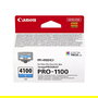 Canon LUCIA PRO II PFI-4100 - Cartucho de Tinta Cian de Rendimiento Estándar, 700 páginas, Compatible con ImagePROGRAF PRO-1100