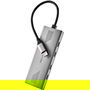 NGS Hub USB-C Wonder4-C 4 Puertos USB Tipo-C Gris Aluminio 5 Gbps
