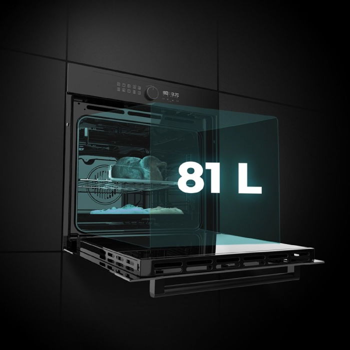 Horno Multifunción Cecotec Bolero Hexa AF316000 Glass Black 3400 W