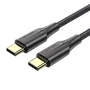 Vention TAUBH Cable USB 2.0 Tipo-C a Tipo-C Macho, 3A, 480 Mbit/s, Longitud 2 metros, Color Negro