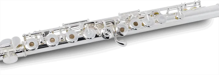 Pearl Flauta Travesera Dolce 695Re Plata 925 Cuerpo Mecanismo Pie Abiertos Mi Pie Do Incluye Estuche