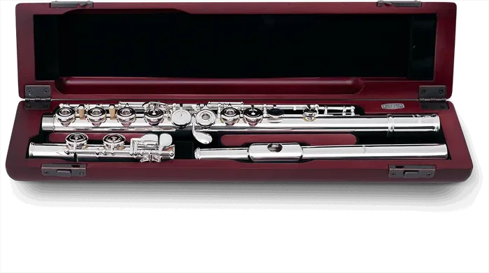 Pearl Flauta Travesera Dolce 695Re Plata 925 Cuerpo Mecanismo Pie Abiertos Mi Pie Do Incluye Estuche