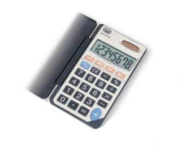 TREVI EC 3718 Calculadora de Bolsillo Básica Gris