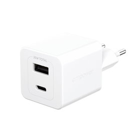 PanzerGlass Cargador Turbo 35W con USB-C y USB-A Blanco