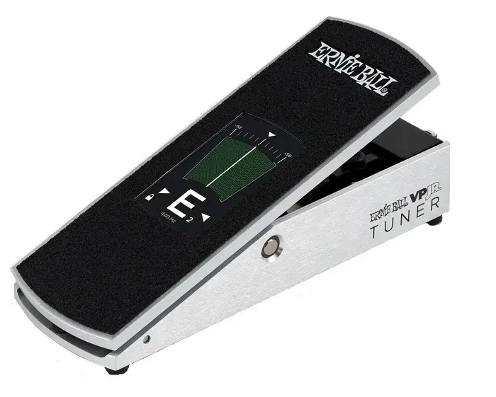 Ernieball VPJR Pedal de Volumen con Afinador Digital y Pantalla Táctil - Plateado