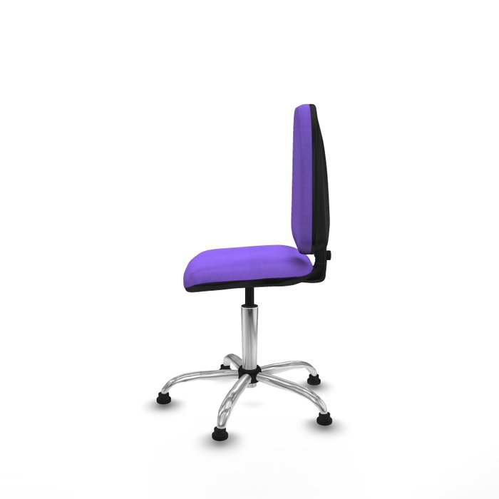 PIQUERAS Y CRESPO Silla de oficina Aýna Lila con Base Cromada