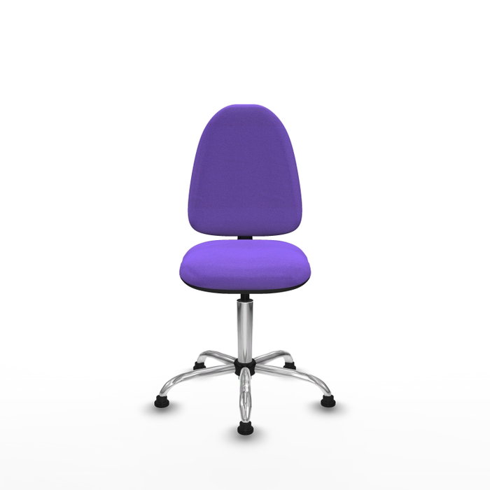 PIQUERAS Y CRESPO Silla de oficina Aýna Lila con Base Cromada