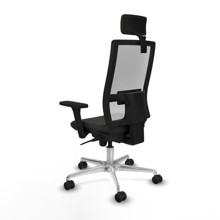 PIQUERAS Y CRESPO Silla de oficina Horna con mecanismo Sincro, Negro y Blanco PIQUERAS Y CRESPO Silla de oficina Horna con mecanismo Sincro, Negro y Blanco