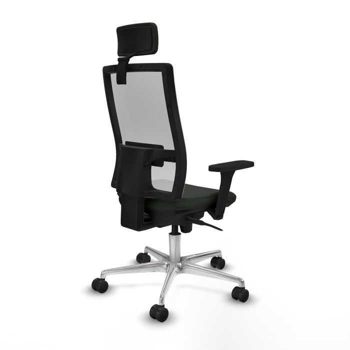 PIQUERAS Y CRESPO Silla de oficina Horna con mecanismo Sincro, Negro y Blanco PIQUERAS Y CRESPO Silla de oficina Horna con mecanismo Sincro, Negro y Blanco