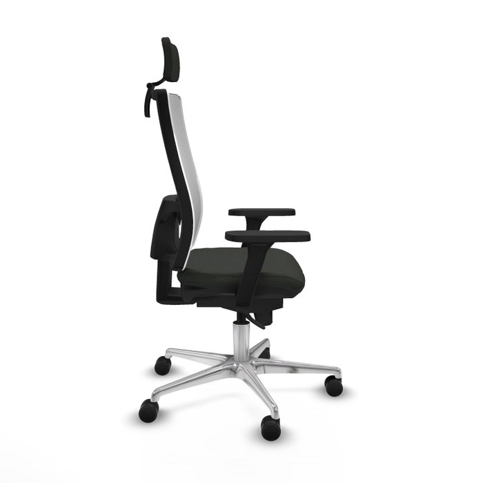 PIQUERAS Y CRESPO Silla de oficina Horna con mecanismo Sincro, Negro y Blanco PIQUERAS Y CRESPO Silla de oficina Horna con mecanismo Sincro, Negro y Blanco