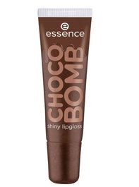 Essence Brillo de labios Choco Bomb #01 Marrón con Destellos Dorados y Aroma a Chocolate 10 ml