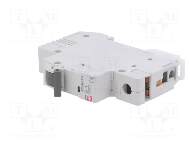 ETI POLAM ETIMAT 6 Interruptor magnetotérmico 1A 1P 6kA ETI POLAM ETIMAT 6 Interruptor magnetotérmico 1A 1P 6kA