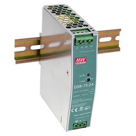 Level One POW-4821 Fuente de alimentación 48VDC 75W con PoE para montaje en carril DIN