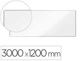Nobo Pizarra Blanca Premium Plus Acero Vitrificado Magnética 3000x1200 mm