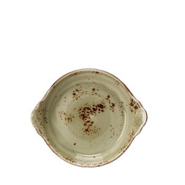 Steelite Fuente Redonda Craft Verde con Orejas 21 cm