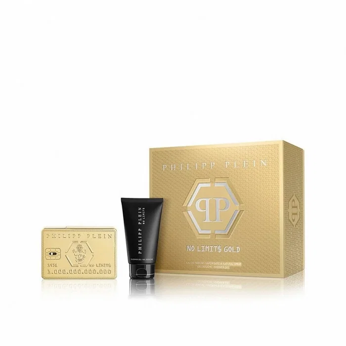 Philipp Plein No Limits Gold Set de Eau De Parfum y Shower Gel para Hombre Philipp Plein No Limits Gold Set de Eau De Parfum y Shower Gel para Hombre