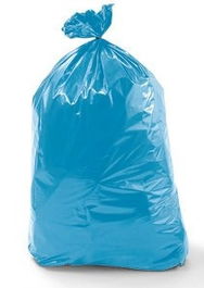 Fortplast Caja 30 Rollos de 10 Bolsas de Basura Fuertes 85x105cm Azul BB421