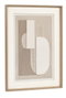 DKD Home Decor Cuadro Decorativo Marron Beige Cristal/Ps Abstracto 52.5 x 3.8 x 72.5 cm (4 Unidades)
