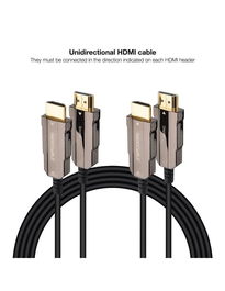 Nanocable Cable HDMI V2.0 AOC 4K@60Hz 18Gbps Negro 60m 10.15.2060