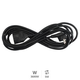 GSC Evolution Rallonge eléctrica Sucko negra 3x1.5mm 5m