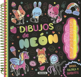 SUSAETA EDICIONES, Dibujos de neón (Rasca y pinta)