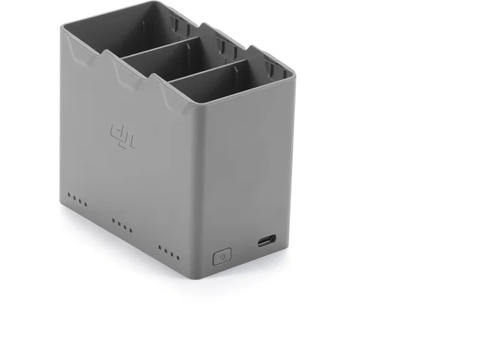 DJI Cargador para dron Mini 5 Pro - Centro de carga bidireccional múltiple con tres baterías de vuelo de 65 W DJI Cargador para dron Mini 5 Pro - Centro de carga bidireccional múltiple con tres baterías de vuelo de 65 W