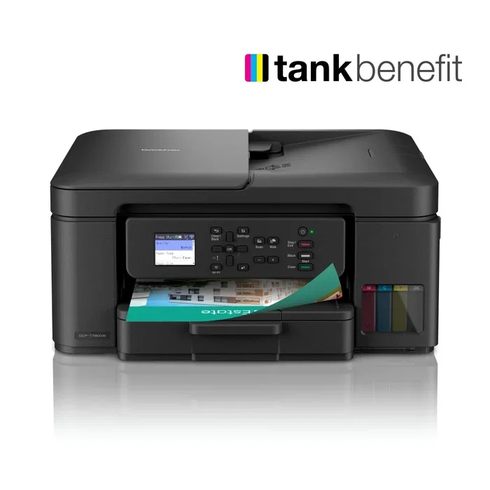 Brother DCP-T780DW Impresora Multifunción Inyección de Tinta Color WiFi Dúplex Negra