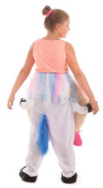 Creaciones Llopis Disfraz Infantil Unicornio con Bailarina a Hombros Talla 7-9 Años