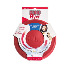 Kong Kong Flyer Large para Perros, Disco Lanzador Resistente para el Juego de Buscar y Recoger