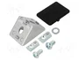 FATH Ángulo para perfiles de aluminio y acero 40mm x 39,7mm