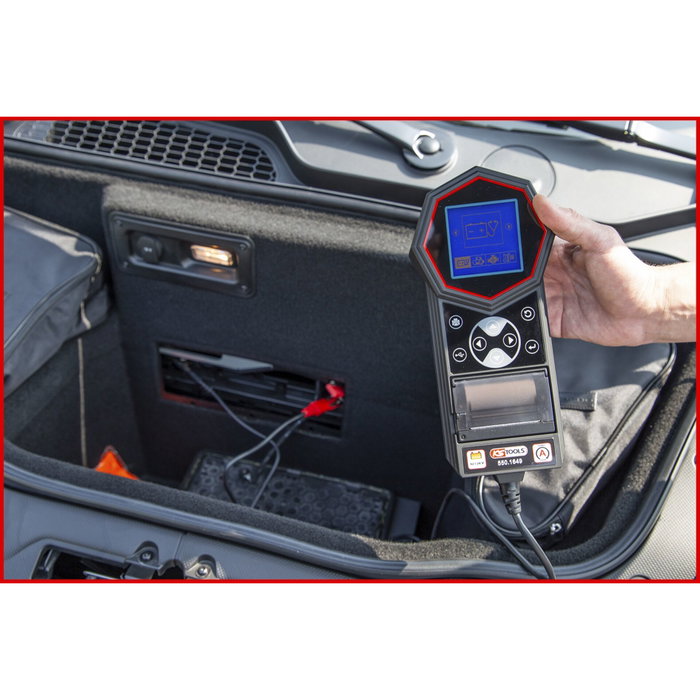KS Tools Analizador de Baterías y Carga de 12V / 24V con Impresora KS Tools Analizador de Baterías y Carga de 12V / 24V con Impresora