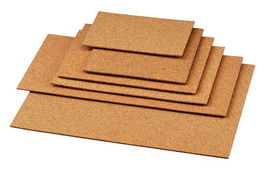 Planchas Corcho Para Manualidades 4 Mm 30X30 Cm (Set de 10)