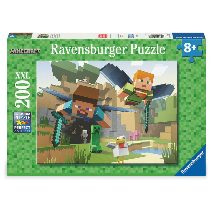 Ravensburger Puzzle Minecraft XXL 200 Piezas 58x25cm +8 Años