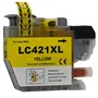 Brother Cartucho de tinta amarillo LC421, 8.5 ml, Bulk Pack