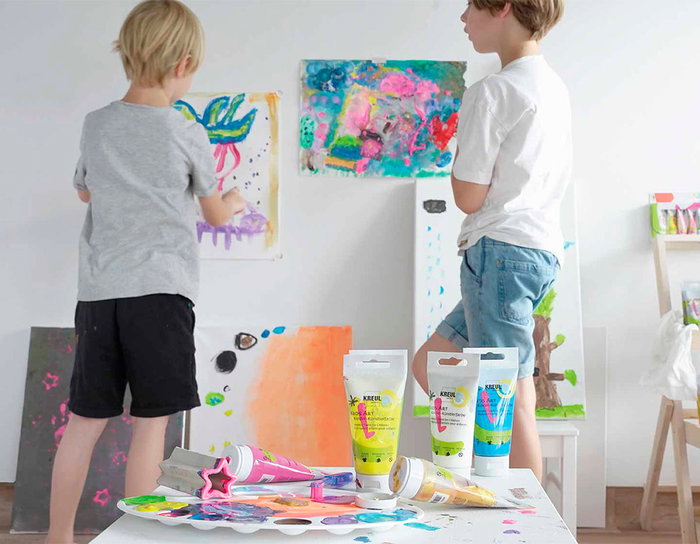 Kreul Kids Art Set de 8 Tubos de Pintura para Niños
