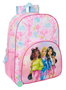 Mochila Escolar Barbie Painterly Rosa Azul cielo 33 x 42 x 14 cm