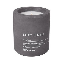 blomus Vela aromática SOFT LINEN de 8 cm, gris
