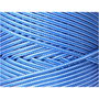 Edm Cordón trenzado de polipropileno azul / blanco, 5 mm x 200 m